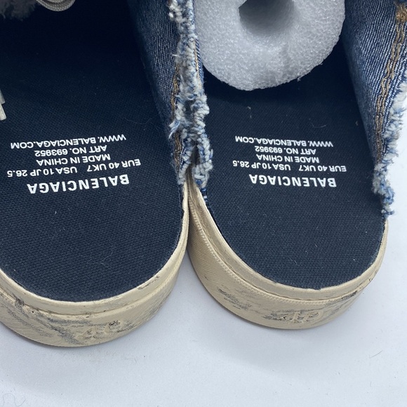 Womens BALENCIAGA Womens Slipons sneakers size 40 check them out - Picture 4 of 9